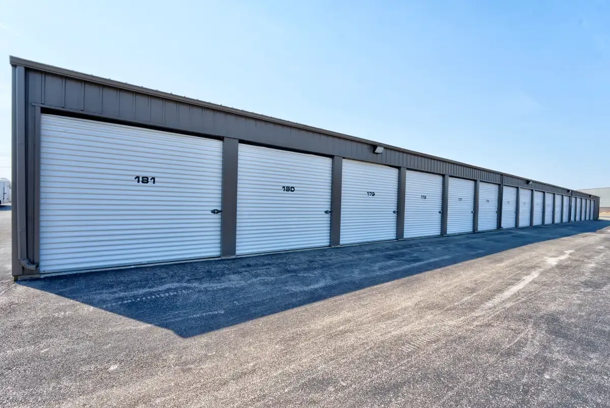 Storage facility exterior driveway